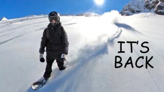 Sunny Powder Snowboarding is Back!