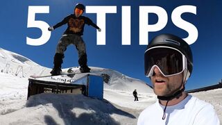 5 Tips for Snowboard Tricks on Boxes & Rails
