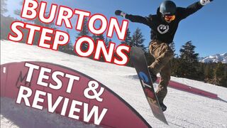 BURTON STEP ON SNOWBOARDING TEST & REVIEW