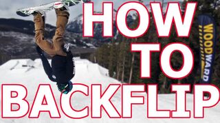 How To Layout a Backflip - Snowboarding Trick Tutorial