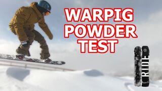 Snowboard Powder Test - The Ride Warpig