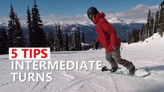 5 Tips for Intermediate Sliding Turns - Snowboard Tutorial