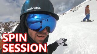 SPIN TRICK SNOWBOARDING SESSION WITH SPORTRX CREW