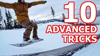 10 Advanced Snowboard Rail Tricks with TJ