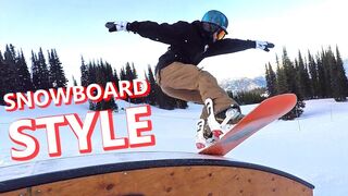 TIPS FOR SNOWBOARDING WITH STYLE