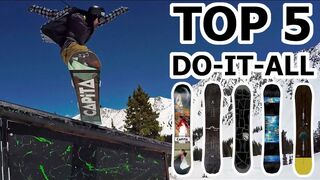 Top 5 Do-It-All Style Snowboards - 2018