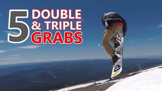 5 Double & Triple Snowboard Grab Tricks