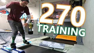 270's On A Tramp Board - Off Season Snowboard Training