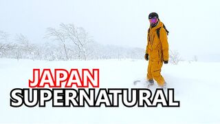 Supernatural Powder Snowboarding in Rusutsu Japan