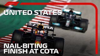 Verstappen And Hamilton's Tense Final Lap | 2021 United States Grand Prix