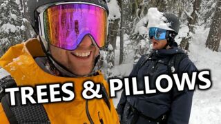 Tree Lines & Powder Pillows Snowboarding Adventure