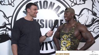 2019 IFBB Men's Physique Pro Kyron Holden Interview With Frank Sepe At 2019 IFBB Pittsburgh Pro.