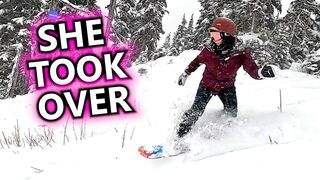 She Took Over My Snowboard Channel