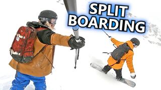 Our First Split Board Adventure of the Season