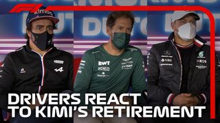 Drivers React To Kimi Raikkonen's Retirement | 2021 Dutch Grand Prix