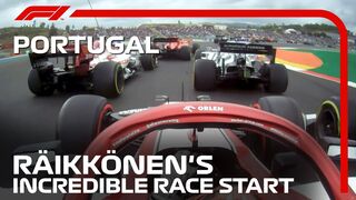 Kimi Raikkonen's Incredible Race Start | 2020 Portuguese Grand Prix