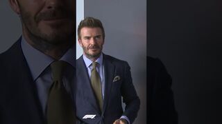 "Wow!" ???? David Beckham Reacts To A Super Quick Pit Stop #Shorts