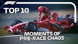 Top 10 Moments of Pre-Race Chaos