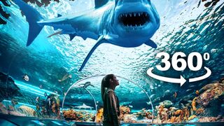 VR 360 Video | Shark Tunnel Underwater VR Experience