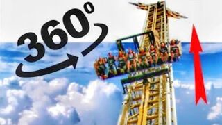 VR 360 Video | Drop of Doom / Kingda Ka / El Toro (Six Flags Roller Coaster)