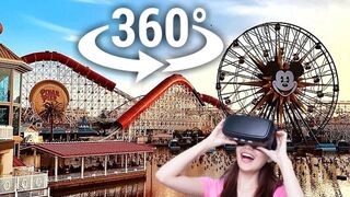 VR 360 Video | Disneyland IncrediCoaster (California Screamin) Virtual Reality 4K