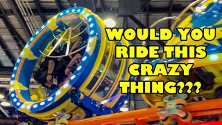 CRAZY Hamster Wheel Roller Coaster! WTF???  Onride POV from IAAPA 2021