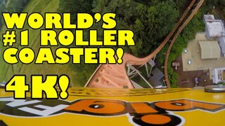World's #1 Roller Coaster! Expedition GeForce! 4K Front Seat POV AWESOME! Holiday Park Germany