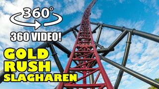 VR 360 Gold Rush Roller Coaster POV Slagharen Netherlands