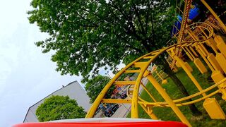 Roller Skater Roller Coaster! Front Seat 4K POV! Kentucky Kingdom Amusement Park