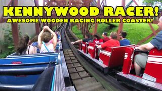 Racer Wooden Roller Coaster Back Seat POV Kennywood Pittsburgh #rollercoaster #rollercosterpov
