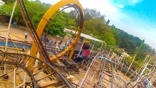 Hoola Loop Horrible Rough Roller Coaster! EsselWorld Mumbai India