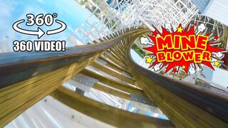 Mine Blower VR 360 Roller Coaster POV Fun Spot America Orlando