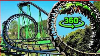 360 Roller Coaster - Green Snake in Germany