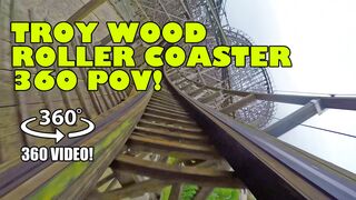 Troy Roller Coaster 360 Degree Virtual Reality POV Toverland Netherlands