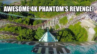AWESOME Phantom's Revenge 4K Roller Coaster POV! Kennywood Pennsylvania