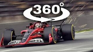 360 Video of F1 Car Racing in Dubai VR 4K