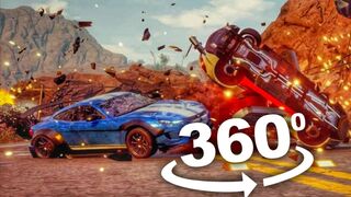 VR 360 Video | Burnout Crash Racing