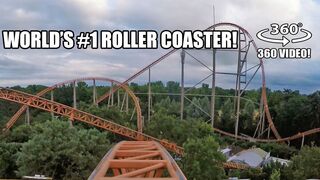 World's Best Steel Roller Coaster! Expedition GeForce 360 Degree POV! Holiday Park Germany