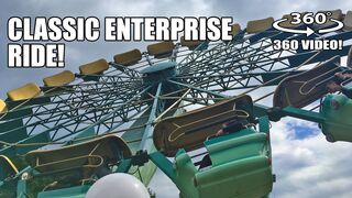 Cool 360 Degree Enterprise Amusement Park Ride POV! Slagharen Netherlands - Filmed w/ Giroptic 360