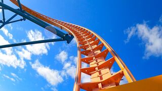 Titan Roller Coaster! Multi Angle 4K POV! INTENSE Roller Coaster! Six Flags Over Texas