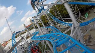 INSANE Swinging Roller Coaster - Oktoberfest Germany Front Seat POV