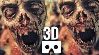 Zombie 3D Video for VR Box Split Screen