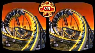 3D Video VR | Pirate Roller Coaster for VR Box Split Screen
