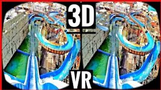 ???? 3D Video VR Water Slide 3D SBS VR Split Screen 4K