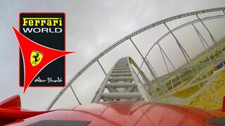 Ferrari World Roller Coasters - Front Seat POV - Abu Dhabi UAE