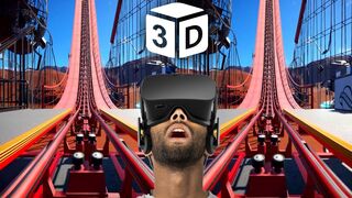Star Wars 3D Roller Coaster for VR Box SBS VR Split Screen