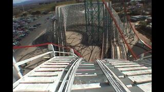Colossus Roller Coaster Footage from 20 Years Ago!  Six Flags Magic Mountain