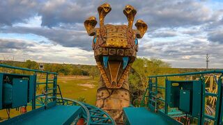 Cobra's Curse Roller Coaster! Busch Gardens Tampa! Onride POV!