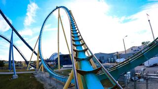 Kraken Roller Coaster POV! Front and Back Seat! SeaWorld Orlando 4K