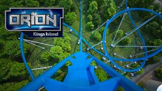 Orion Roller Coaster Front Seat POV Kings Island 2020 Giga Coaster